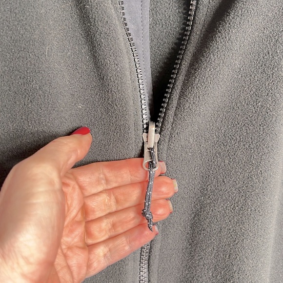 North Face Men's Black Fleece Zippered Jacket size XL - Picture 2 of 11